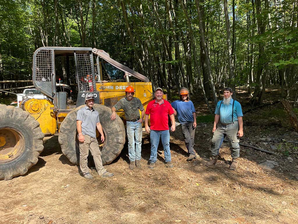 Loggers and foresters in Pennsylvania